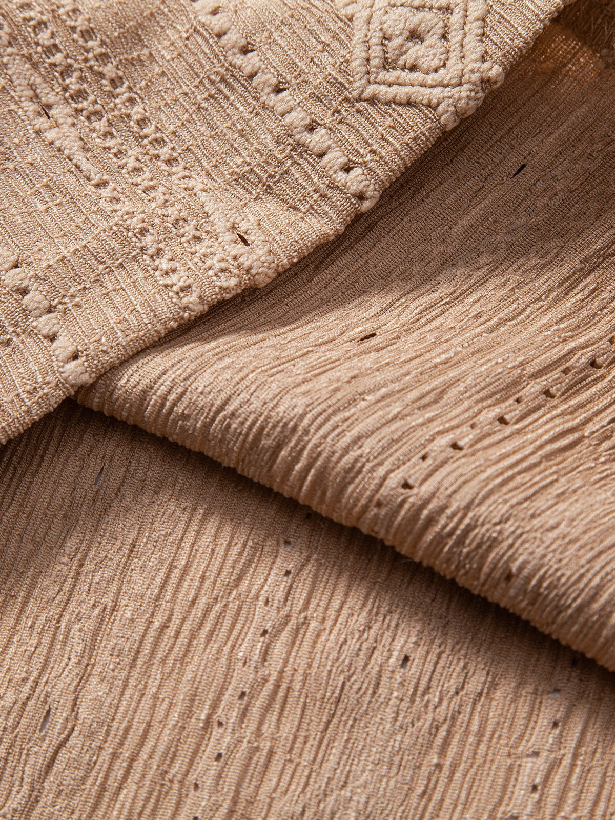 Pikeepaidan kudotun jacquard-kankaan rakenne