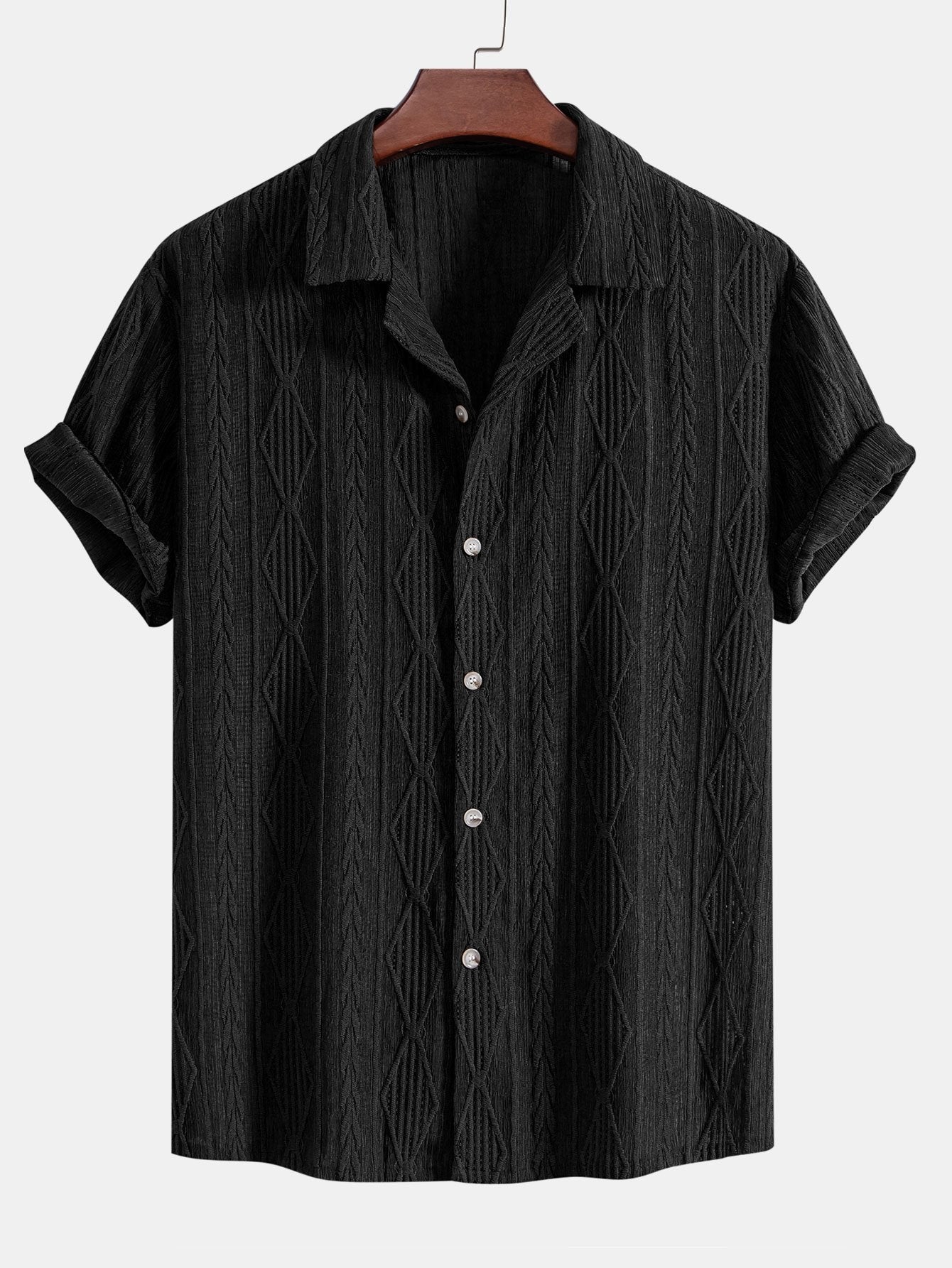 Kahvinruskea jacquard-paita erillisenä tuotteena