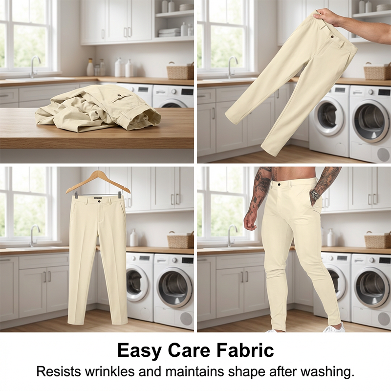 Rennot, joustavat miesten slim fit -housut